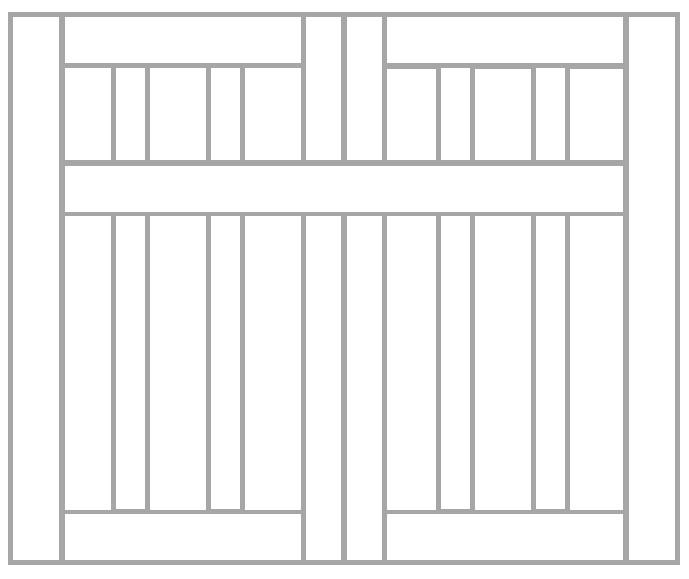 residential garage door panel style 8